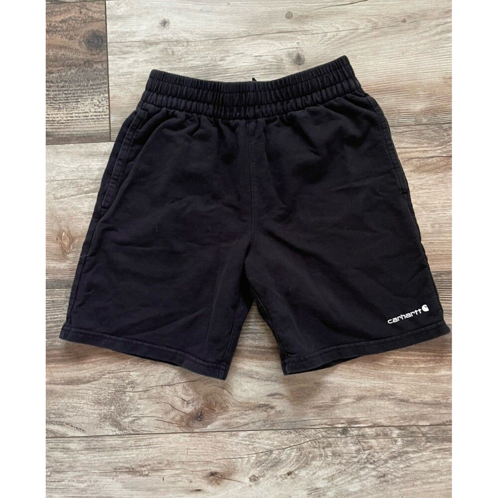 NWT Carhartt Rugged Flex Ripstop Work Shorts Size 8/10 Black Drawstring